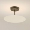 Lámpara techo flat de Vibia. Diseño moderno de luminarias para salones.