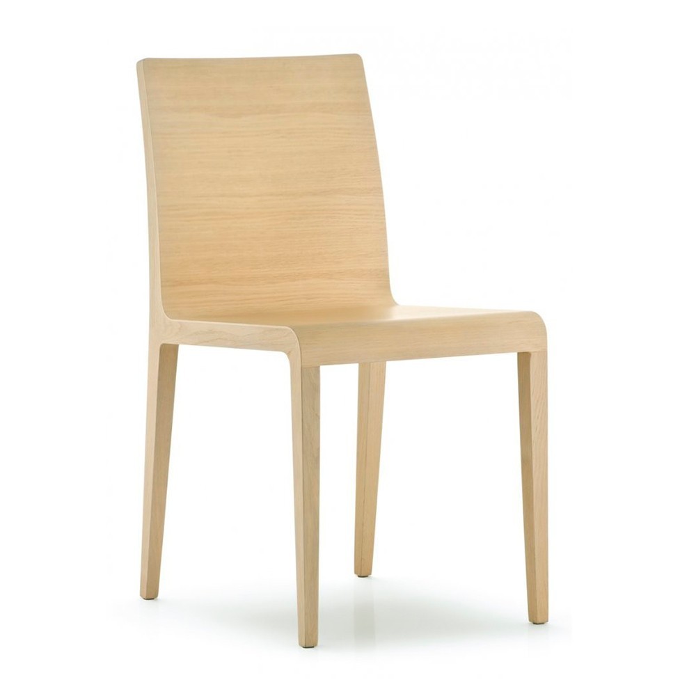 Silla Young 420/421 de Pedrali. Sillas de diseño. Sillas de madera modernas.