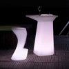 Mesa Macetero Light Moma High Autorriego Con Doble Pared y Luz Led