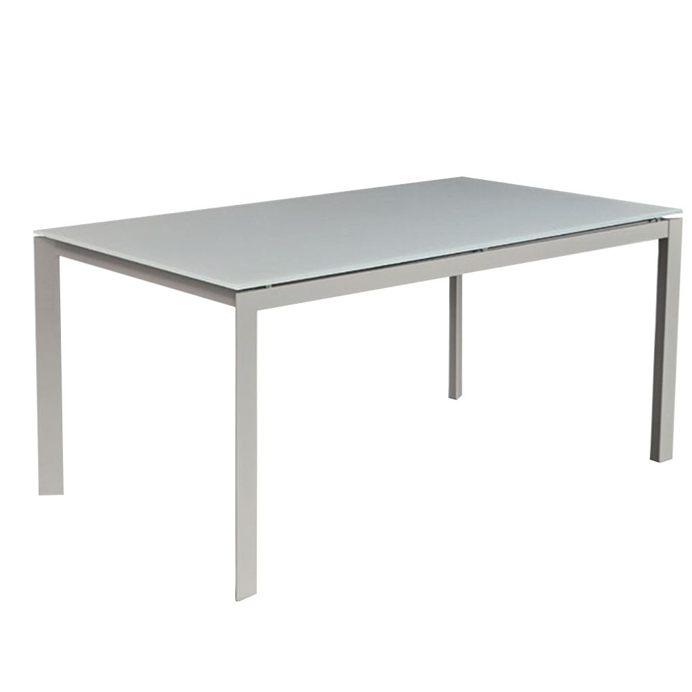 Mesa Paris Cristal de Ingenia. Mesas para salón extensibles. Diseño italiano.