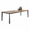 Mesa de melamina de diseño Prisma para salón de Ingenia.