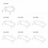 Mesa centro Maarten de Viccarbe. Diseños ideales para interiores. Diseño minimalista