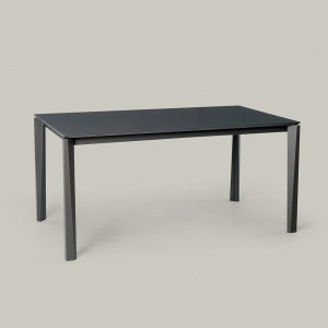 Mesa Prisma Extensible Cristal de Ingenia. Mesas extensibles para comedor.