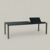 Mesa Prisma Extensible Cristal de Ingenia. Mesas extensibles para comedor.