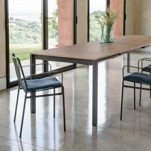 Mesa Reid Extensible Cerámica de Ingenia. Mesas extensibles para comedor.