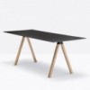 Mesa Arki-Table madera de Pedrali. Mesas de diseño. Mesas modernas contract.