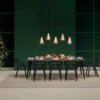 Mesa Babila de Pedrali. Mesas de diseño italiano. Mesas modernas de comedor.