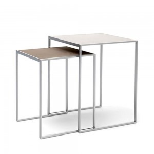 Mesa rincón Minimize de Yomei. Muebles lujo.