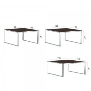 Mesas centro Minimize de Yomei. Muebles lujo.
