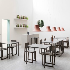Mesa Fabbrico de Pedrali. Mesas de diseño. Mesas de exterior modernas.