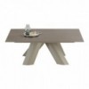 Mesa Twist Extensible Melamina o Mármol de Ingenia. Mesas para comedor.