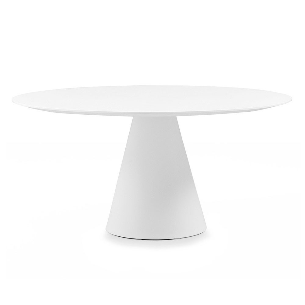 Mesa Ikon redonda de Pedrali. Mesas de diseño. Mesas modernas para oficina.