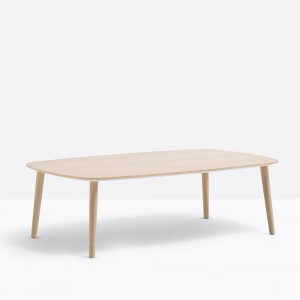 Mesa auxiliar Malmö Madera de Pedrali. Mesas auxiliares de diseño moderns.
