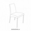 Silla Elias Ingenia. Sillas tapizadas para comedor. Sillas de ecopiel modernas.
