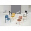 Silla Keai de Ingenia. Silla de exterior apilable. Sillas de polipropileno.