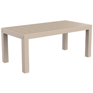 Mesa Jut rectangular con Acabado Lacado o Brillo Fabricada en Resina | Vondom