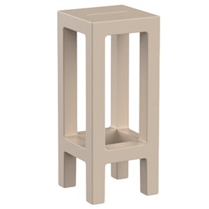 Taburete Jut de Diseño con Acabado Lacado o Mate Fabricado En Resina