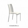 Silla Sissi de Ingenia. Silas tapizados en ecopiel. Sillas de diseño italiano.