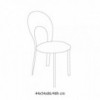 Silla Vittoria de Ingenia. Sillas de diseño italiano. Sillas tapizados en ecopiel.