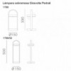 Lámpara sobremesa Giravolta de Pedrali. Lámpara modernas con luz LED.