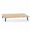 Mesa centro Maarten de Viccarbe. Diseños ideales para interiores. Diseño minimalista