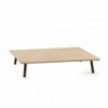 Mesa centro Maarten de Viccarbe. Diseños ideales para interiores. Diseño minimalista