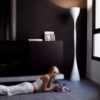 Lámpara pie jazz Vibia. Lámparas modernas ideales para ambientes interior.