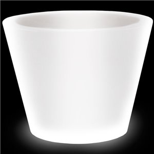 Macetero Light Cono con Luz Led , con Autorriego, en Varios Tamaños