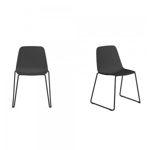 Silla Maarten plástico. Mobilario moderno ideal para exteriores. Hecha de materiales reciclables.