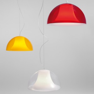 Lámpara suspensión L002S de Pedrali. Lámparas de diseño. Lámpara colgantes.