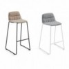 Taburete Maarten con tapizado soft. Mobilario moderno ideal para exteriores.