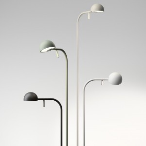 Lámpara de pie pin de Vibia. Iluminación moderna para ambientes interiores.