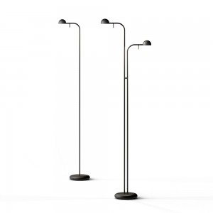 Lámpara de pie pin de Vibia. Iluminación moderna para ambientes interiores.