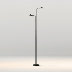 Lámpara de pie pin de Vibia. Iluminación moderna para ambientes interiores.