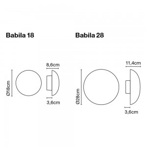 Aplique Babila de Marset. Lámparas de diseño. Lámparas de pared.