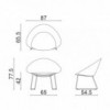 Butaca Adell Tapizado de Arper. Sillones y sillas de diseño contemporáneo.
