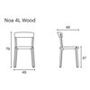 Silla moderna Noa polipropileno de Enea. Sillas originales para el hogar.