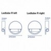 Aplique de pared circular Ledtube de Marset. Lámparas de diseño innovadfor.