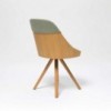 Silla moderna Silla Kaiak Spin wood Enea. Diseño para ambientes interiores.