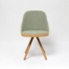Silla moderna Silla Kaiak Spin wood Enea. Diseño para ambientes interiores.