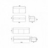 Sofá Arcos Arper. Muebles modernos de diseño. Sofás para hogar o contract.