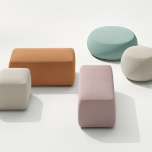 Puff Pix Cubo de Arper. Muebles modernos de diseño. Puff para salón.