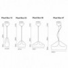 Lámpara Pleat Box LED suspensión de Marset. Lámparas de diseño español.