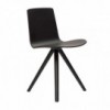Silla Lottus Spin Enea. Moderno diseño fijo o giratorio en acero.