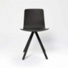 Silla Lottus Spin Enea. Moderno diseño fijo o giratorio en acero.