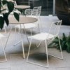 Mesa Leaf redonda Arper. Mesas para exterior modernas de diseño.