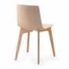 Silla moderna Lottus Wooden de Enea. Mueble de diseño nórdico.