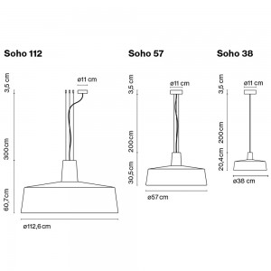 Lámpara Soho suspensión Outdoor de Marset. Lámparas modernas de exterior.