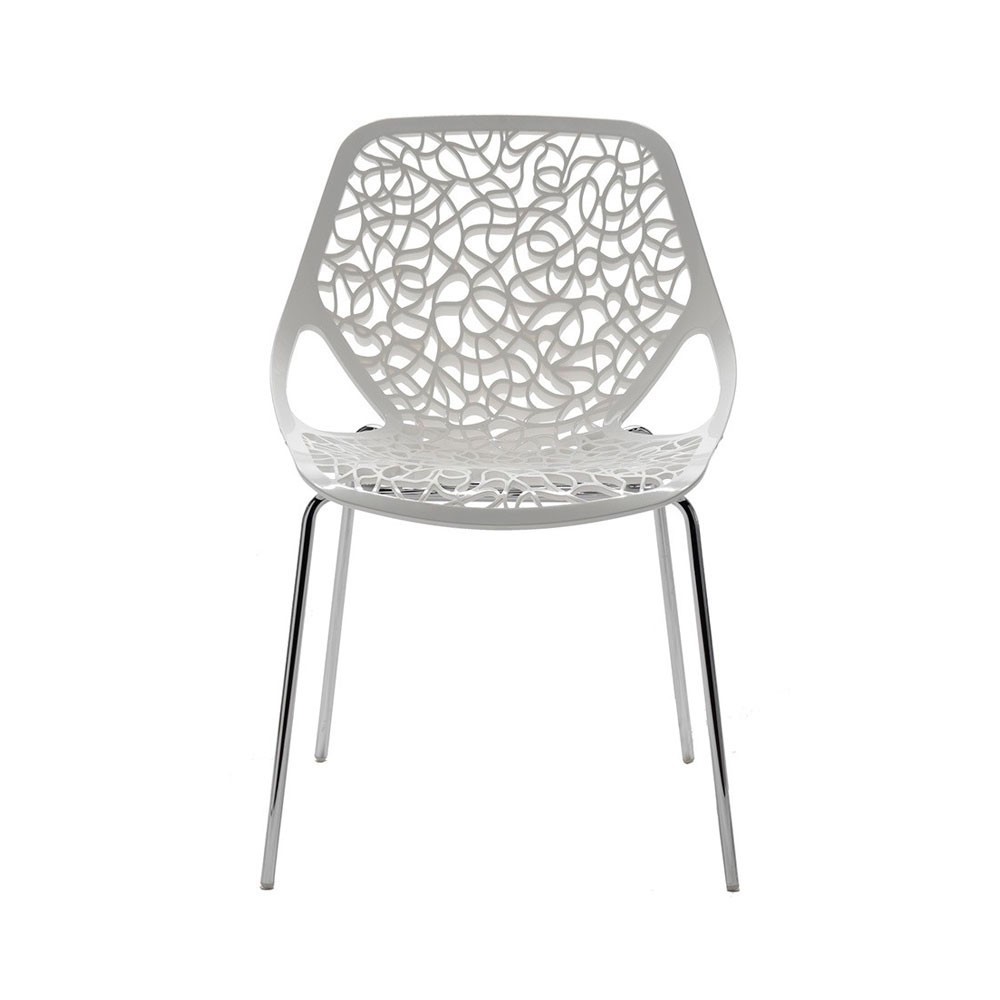 Silla Caprice Tube de Casprini. Sillas de patio modernas de diseño italiano.