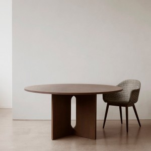 Mesa Androgyne redonda de Audo Copenhagen. Mesas modernas.